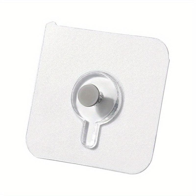 8pcs Punch Wall Hooks Strong Adhesive Hook