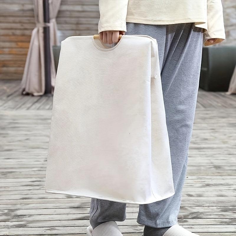 Laundry Basket Dirty Cloth Storage Foldable Portable Fabric Laundry