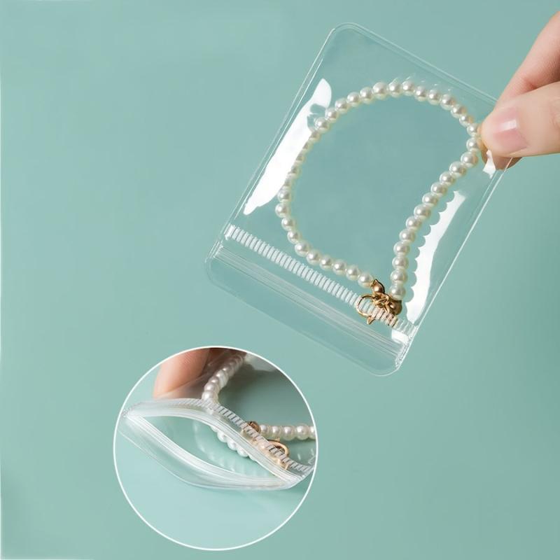 Transparent Jewelry Storage Book Foldable Earrings Travel Album