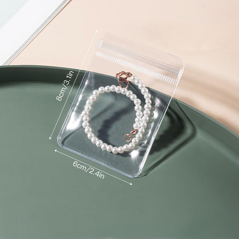 Transparent Jewelry Storage Book Foldable Earrings Travel Album