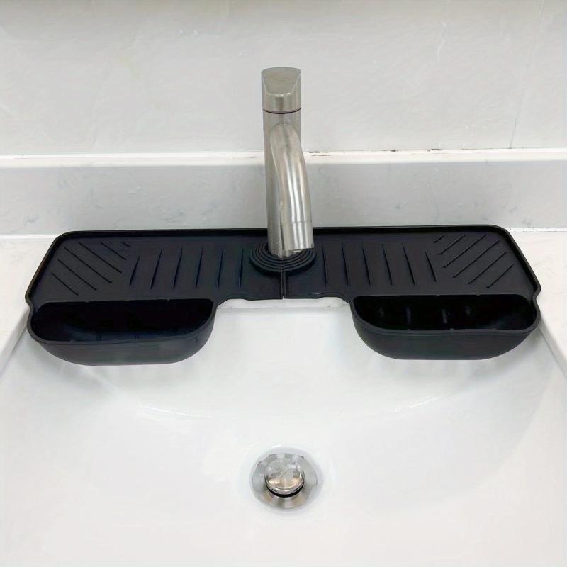 Adjustable Silicone Splash Guard for Kitchen and Bathroom Sinks