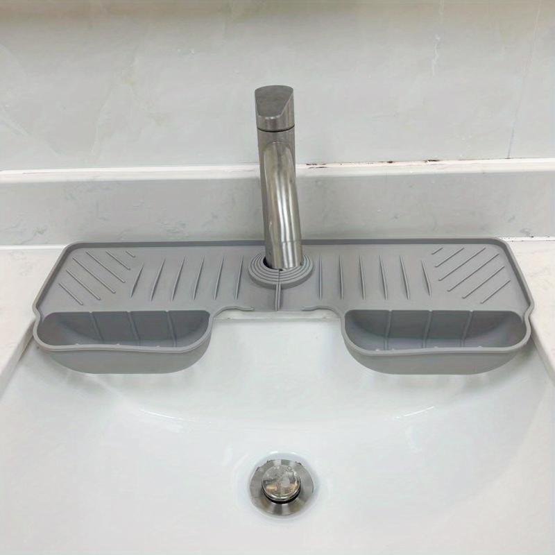 Adjustable Silicone Splash Guard for Kitchen and Bathroom Sinks