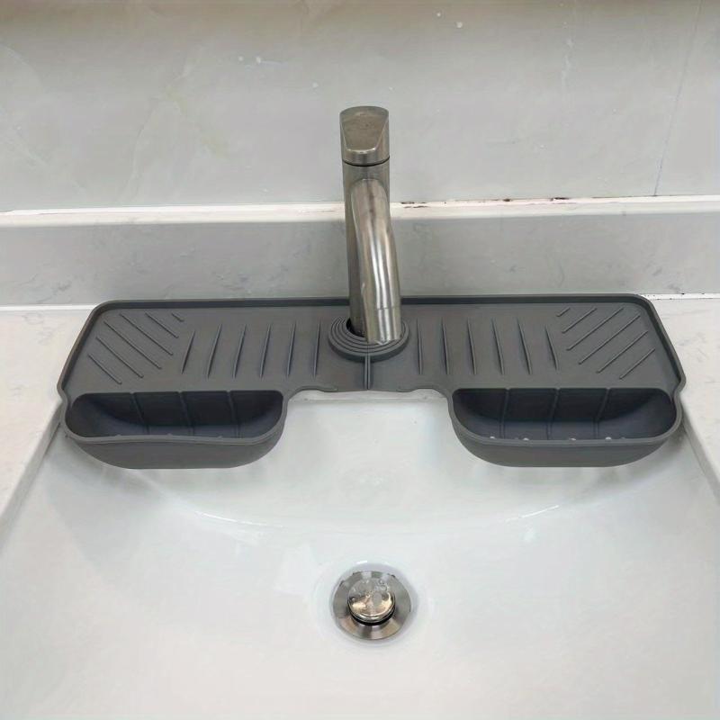 Adjustable Silicone Splash Guard for Kitchen and Bathroom Sinks