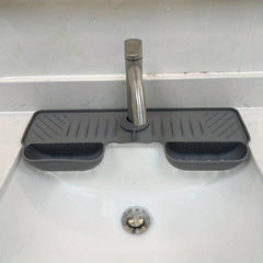 Adjustable Silicone Splash Guard for Kitchen and Bathroom Sinks