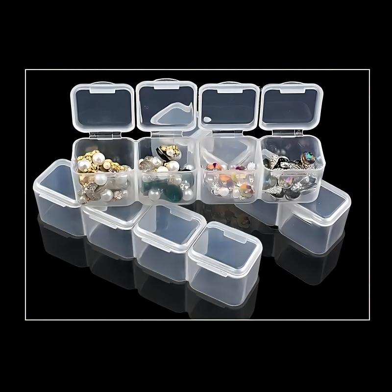 12 Grid Plastic Storage Box Transparent Jewelry Bead Portable Organizer