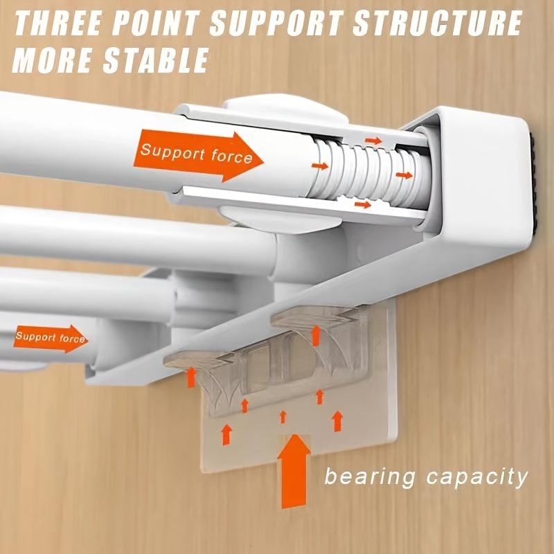 4pcs Self Adhesive Shelf Support Pegs for Closet Cabinet Bookshelf