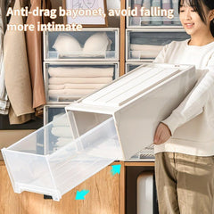 5 Grid Acrylic Belt Storage Box Clear Watches Display Organizer
