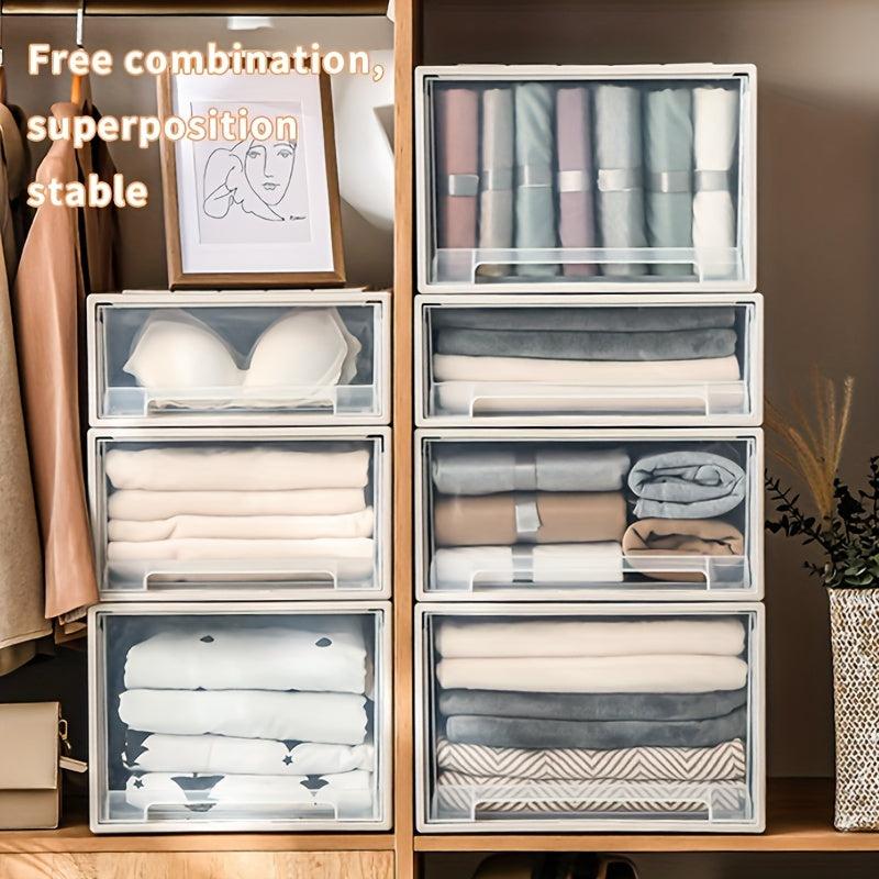 5 Grid Acrylic Belt Storage Box Clear Watches Display Organizer