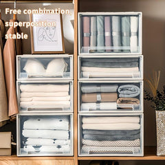 5 Grid Acrylic Belt Storage Box Clear Watches Display Organizer