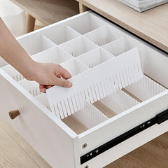 5pcs Adjustable Drawer Dividers Closet Storage DIY Organizador De Cajones
