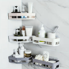 Bathroom Corner Rack: Wall Hanging Triangle Shelf
