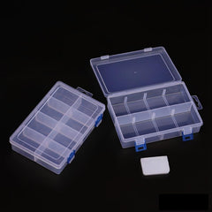 Plastic Jewelry Storage Box with 6 and 8 Grids