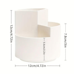 360 Degree Rotatable Pen Holder Desktop Pencil Case Office School Supplies