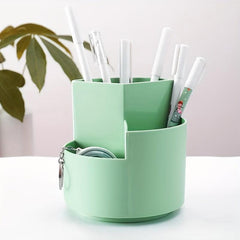 360 Degree Rotatable Pen Holder Desktop Pencil Case Office School Supplies