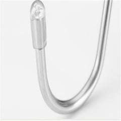 1pc Double Head S Hook Stainless Steel Cabinet Door Hanging Hook