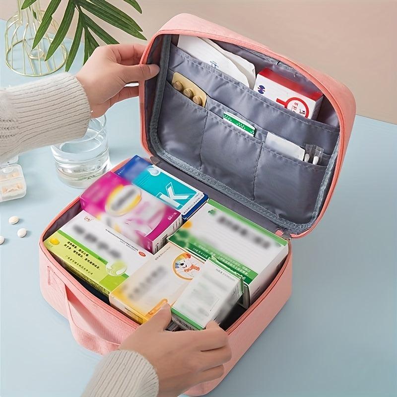 Portable Medicine Storage Box First Aid Bag Travel Medical Bags