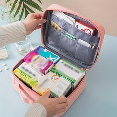 Portable Medicine Storage Box First Aid Bag Travel Medical Bags