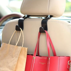 3pcs Car Seat Headrest Hooks for Handbags Purses Coats
