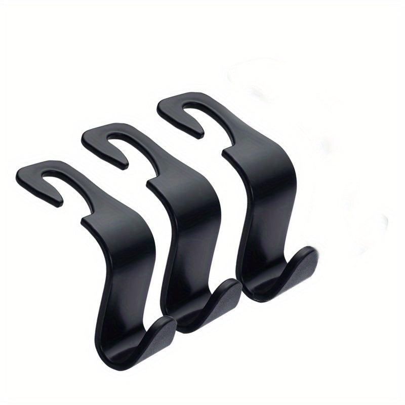3pcs Car Seat Headrest Hooks for Handbags Purses Coats
