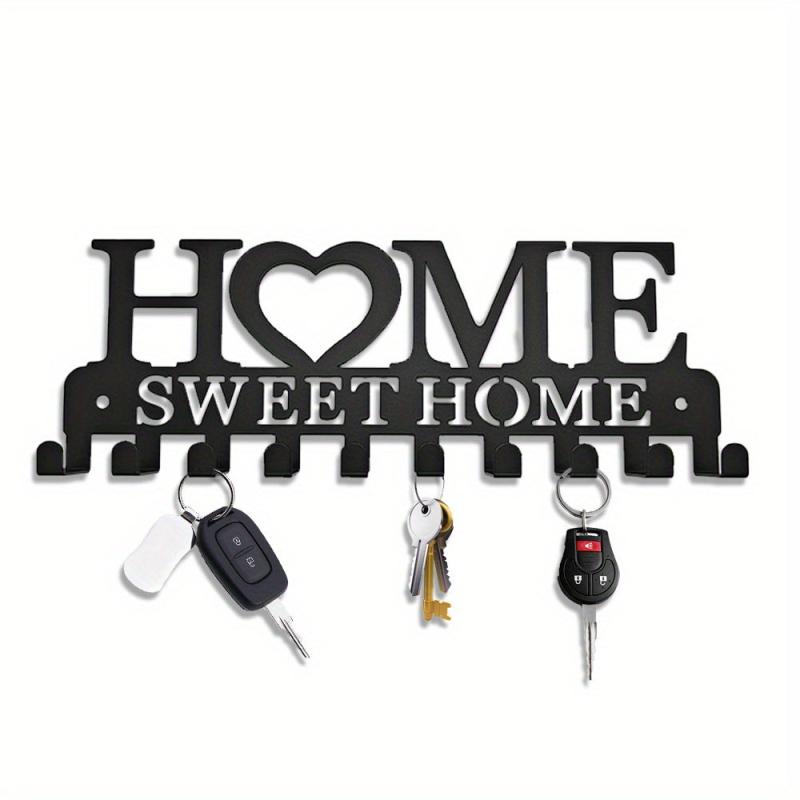Metal Key Holder Wall Mounted Decorative Key Rack Hooks