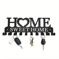 Metal Key Holder Wall Mounted Decorative Key Rack Hooks