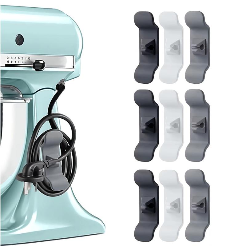 Plastic Cord Organizer Self Adhesive Cord Wrapper Holder For Small Appliances