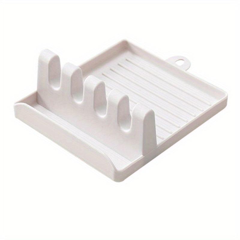 Kitchen Spatula Rack with Storage for Organizing Kitchen Gadgets