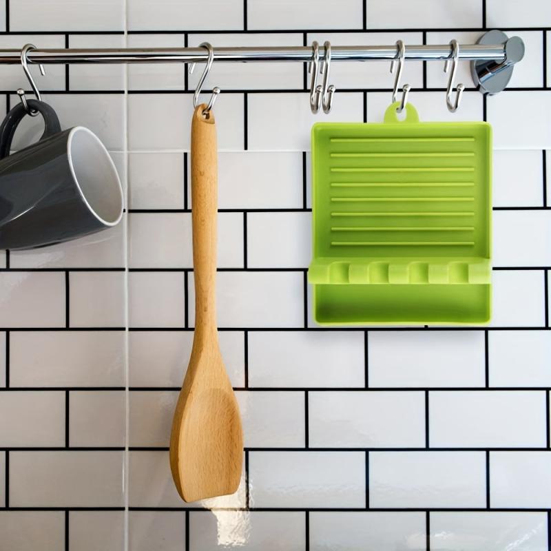 Kitchen Spatula Rack with Storage for Organizing Kitchen Gadgets