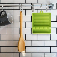 Kitchen Spatula Rack with Storage for Organizing Kitchen Gadgets