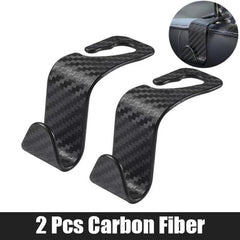 4pcs Car Seat Back Hooks Universal Auto Seat Headrest Hooks Storage Hangers