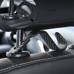 4pcs Car Seat Back Hooks Universal Auto Seat Headrest Hooks Storage Hangers