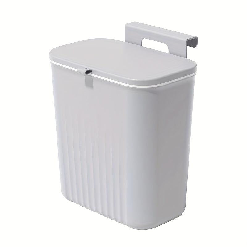 Wall Mounted Hanging Trash Can Large Capacity Plastic Wastebasket