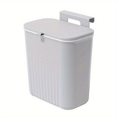 Wall Mounted Hanging Trash Can Large Capacity Plastic Wastebasket