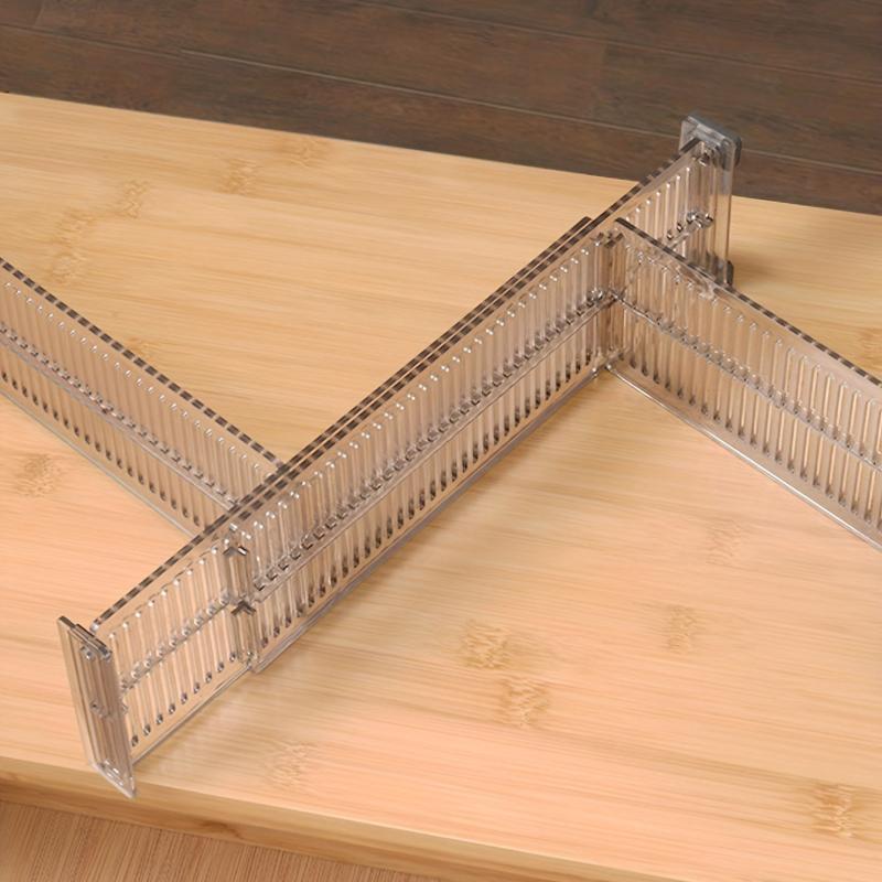 2pcs Drawer Cabinet Storage Partition Divider DIY Organizer