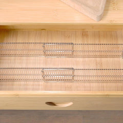 2pcs Drawer Cabinet Storage Partition Divider DIY Organizer