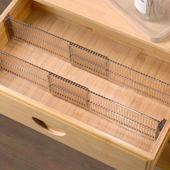 2pcs Drawer Cabinet Storage Partition Divider DIY Organizer