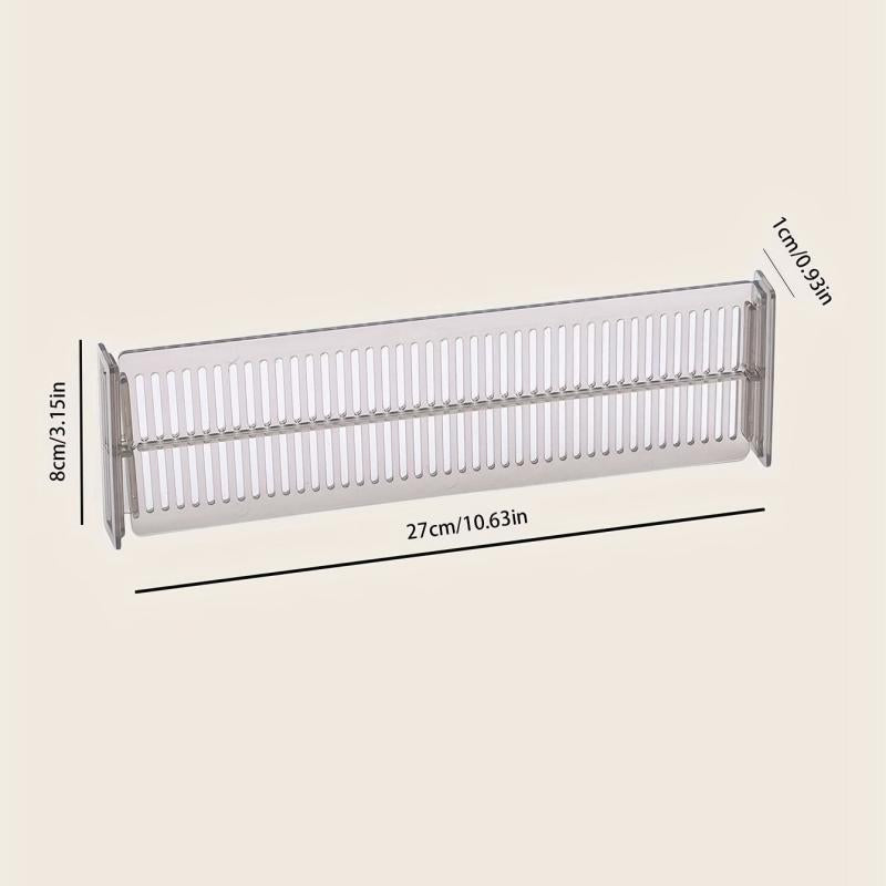 2pcs Drawer Cabinet Storage Partition Divider DIY Organizer