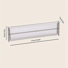 2pcs Drawer Cabinet Storage Partition Divider DIY Organizer