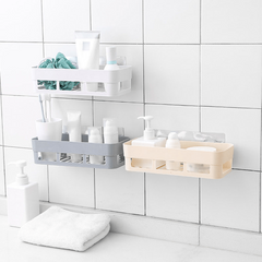 Adhesive Bathroom Shelves Organizer Shower Caddy No Drilling