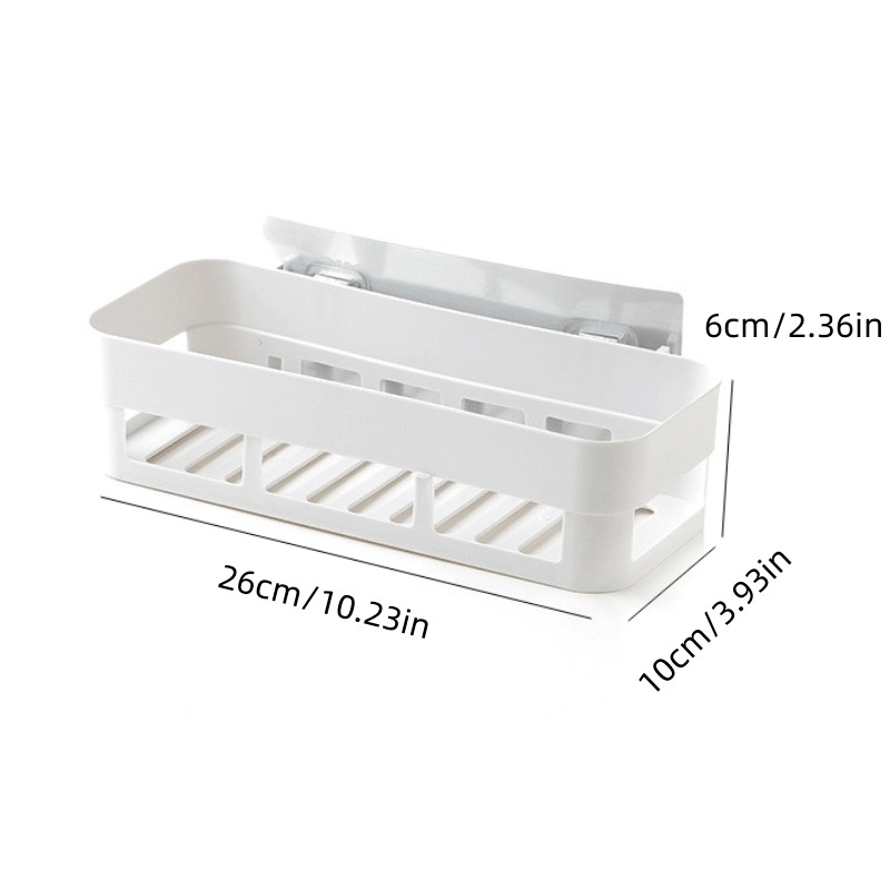 Adhesive Bathroom Shelves Organizer Shower Caddy No Drilling