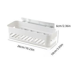 Adhesive Bathroom Shelves Organizer Shower Caddy No Drilling