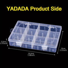 Detachable Grid Jewelry Organizer Ideal for Beads and Crafts