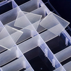 Detachable Grid Jewelry Organizer Ideal for Beads and Crafts
