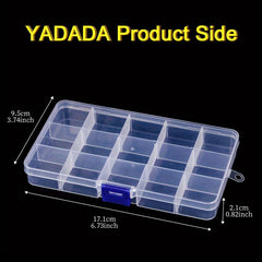 Detachable Grid Jewelry Organizer Ideal for Beads and Crafts