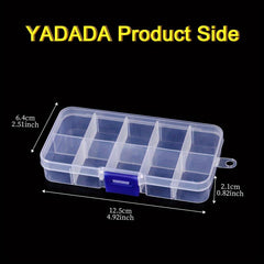 Detachable Grid Jewelry Organizer Ideal for Beads and Crafts