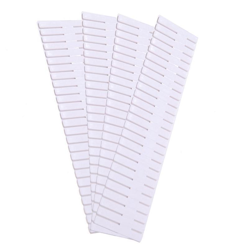 4pcs Plastic Drawer Clapboard DIY Grid Drawer Divider Storage Organizer