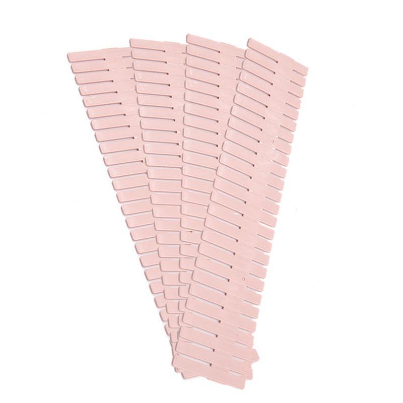 4pcs Plastic Drawer Clapboard DIY Grid Drawer Divider Storage Organizer