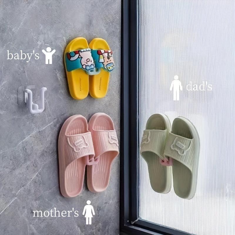 Wall Mounted Bathroom Slippers Holder