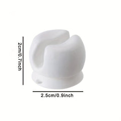 2pcs Toothbrush Holder Suction Cup Wall Mounted Toothbrush Storage Rack