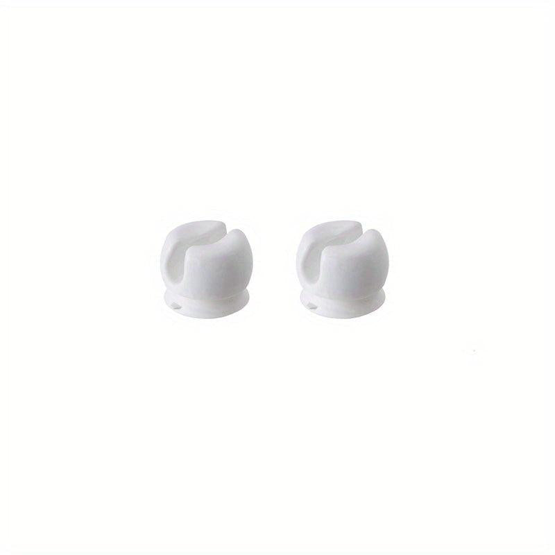 2pcs Toothbrush Holder Suction Cup Wall Mounted Toothbrush Storage Rack